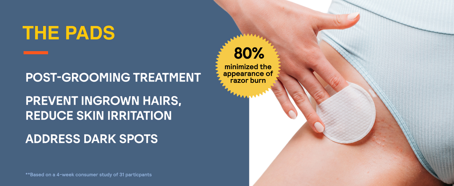 Meridian Body Trimmer Pre shaving post shaving ingrown hair skin irritation