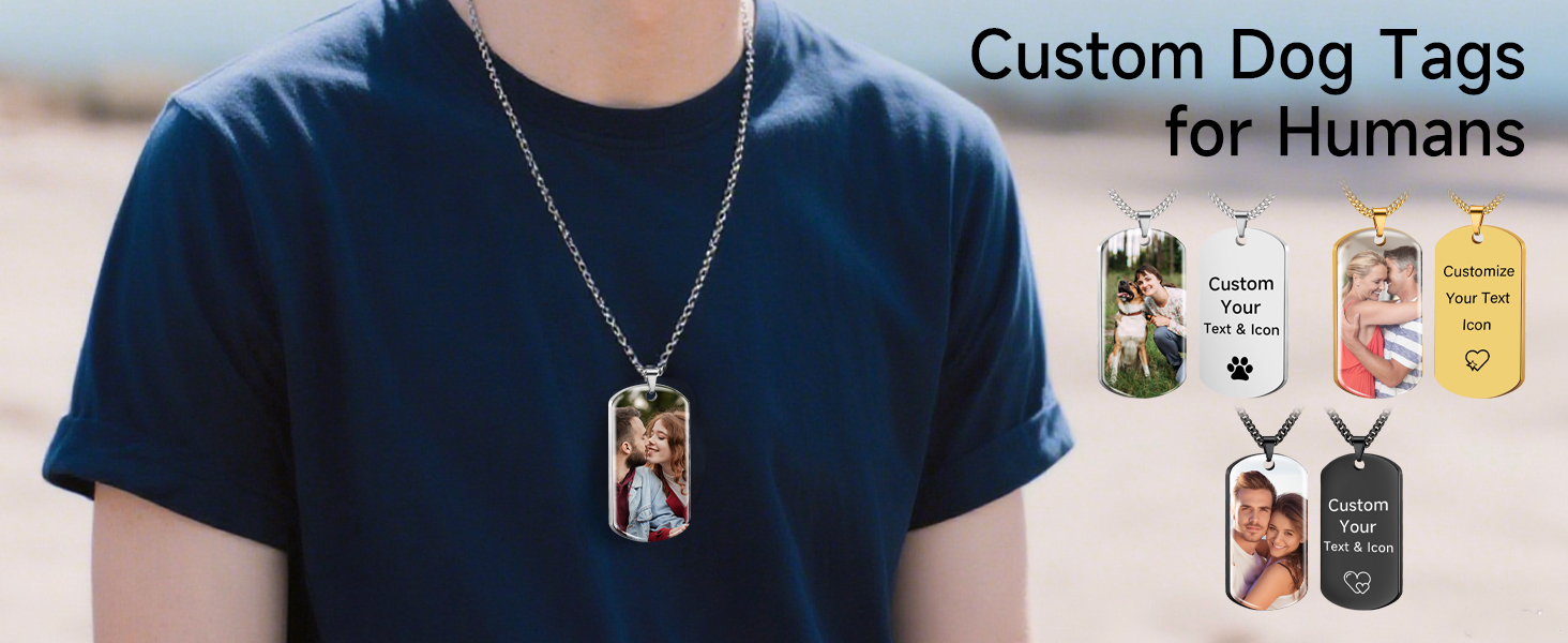 Custom Dog Tags for Humans