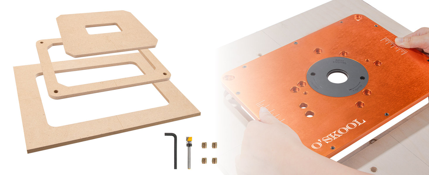 Router Table Insert Plate Template Kit