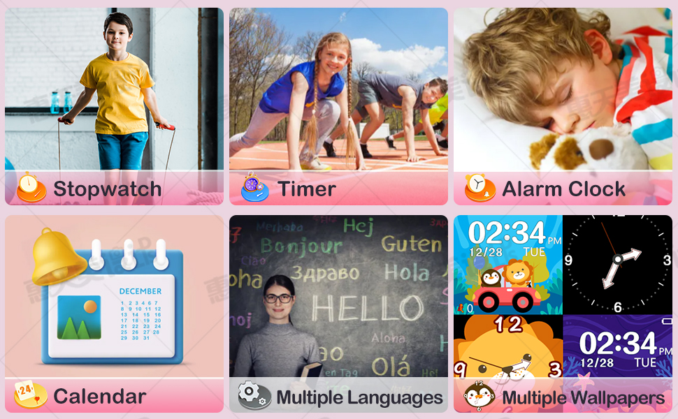 kids watch with rich function