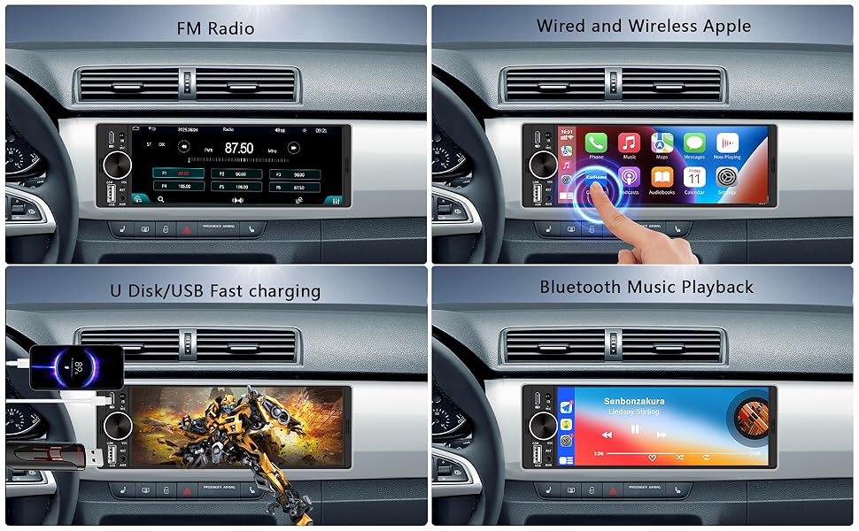single din car radio