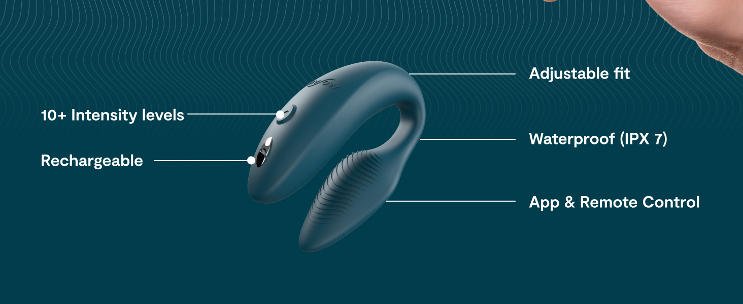 we-vibe sync 2 couples toy app and remote controlled
