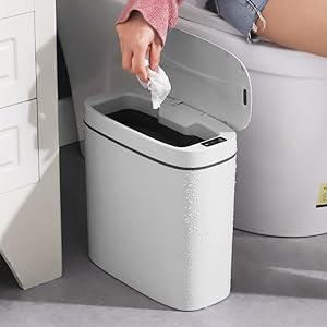 Slim Motion Sensor Narrow Trash Bin