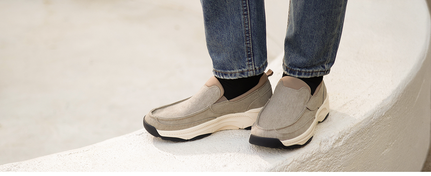 men slip on shoes