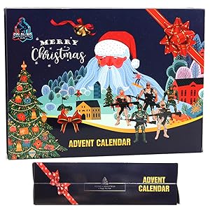 Orgrimmar 2021 Upgraded 24 Days Countdown Army Toy Advent Calendar for Christmas