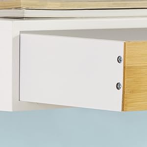 SoBuy Wall Storage Display Shelving, Wall Mounted Floating Drawer,FRG93-WN 20 FRG93-WN