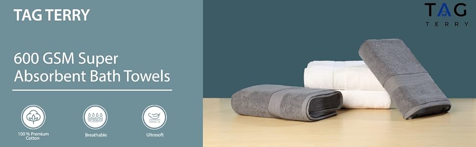 Jessy Home 2 Pack Dark Gray Hand Towel Set 16"x31" Soft Highly Absorbent Quick Dry Bathroom Towels 600 Gsm Microfiber Plush Towels