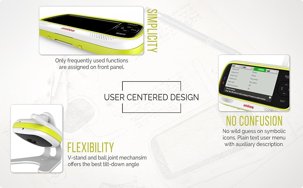 User Centered design - Simplicity, Flexibility, No Confusion