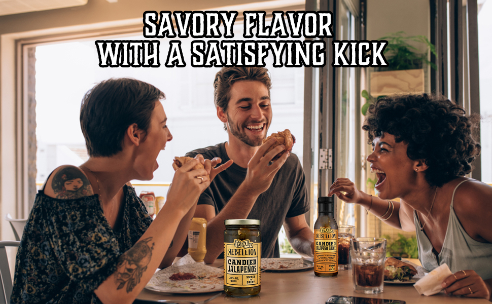 Candied Jalapeno Pair Savory flavor with a satisfying