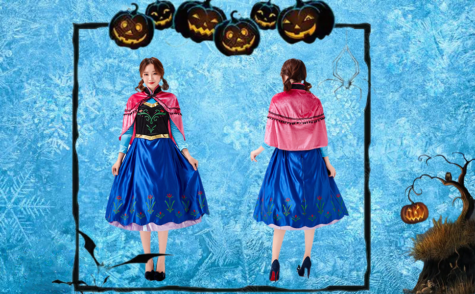 Amazon.co.jp: [Bossip] アナ 大人用 レディースコスチューム