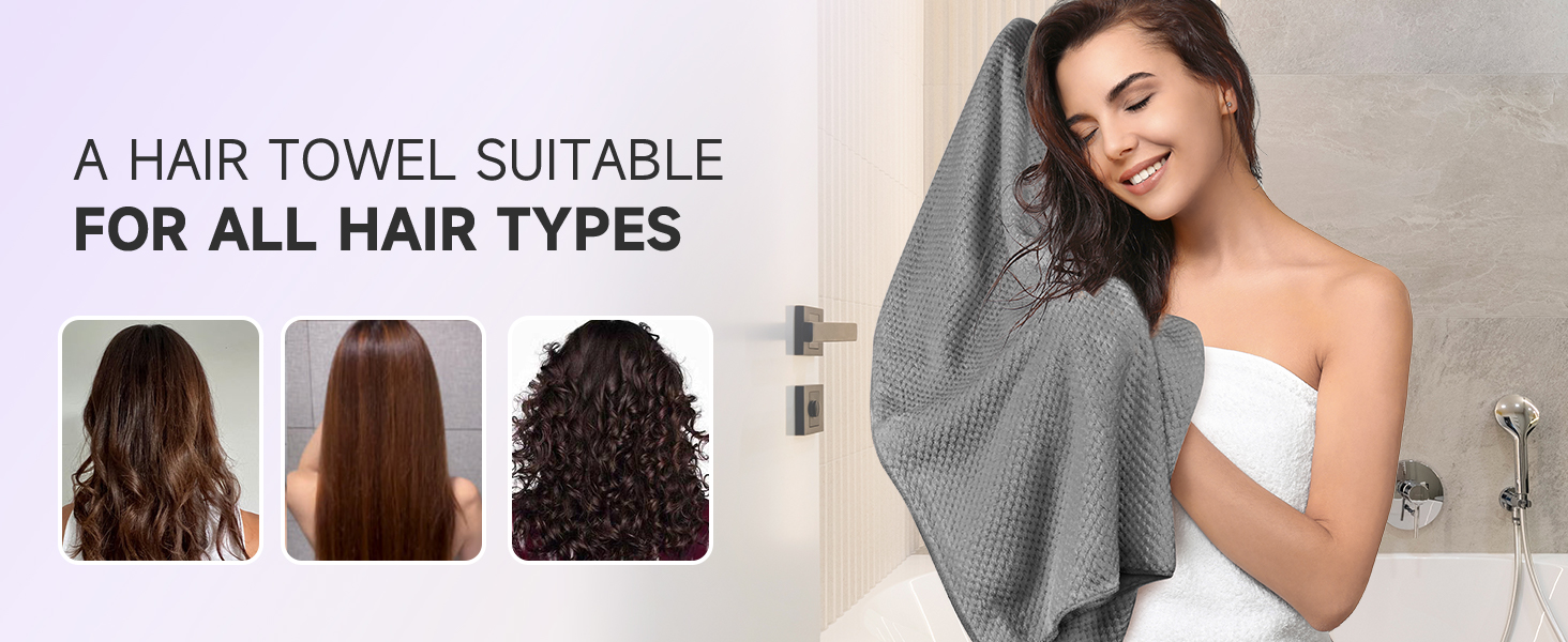 hair turbans for wet hair