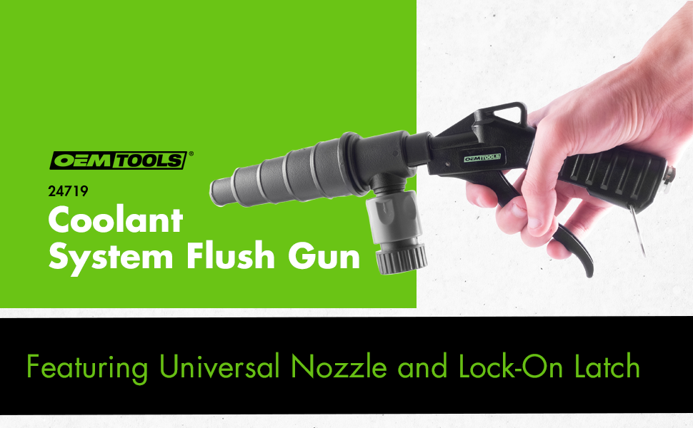 OEMTOOLS 24719 Coolant System Flush Gun, LeverAction