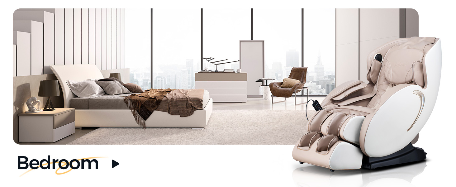 Bedroom, sillon de masajes cuerpo completo, silla masajeadora electrica, massage chair zero gravity