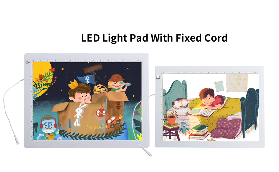 YINGWOND A3 LED Light Box with Internal Cord, Foldable Stand, 3M