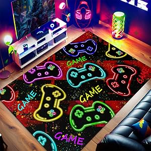 gaming rugs in a variety of fun designs