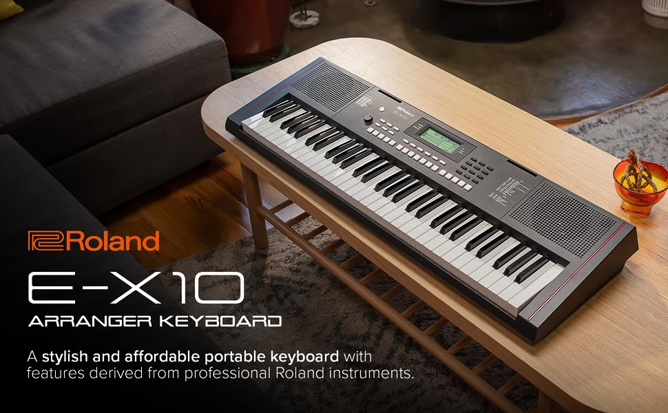 Roland E-X10 Arranger Keyboard ローランド e-x10_top_gal.jpg