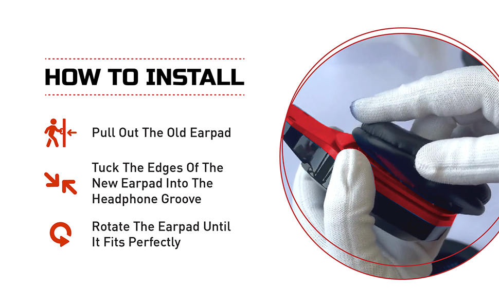 Crysendo Headphone Cushion for Boat Rockers 510 Headphones