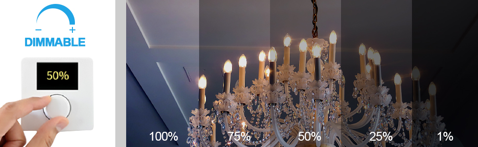 Stepless dimmable LED Bulbs