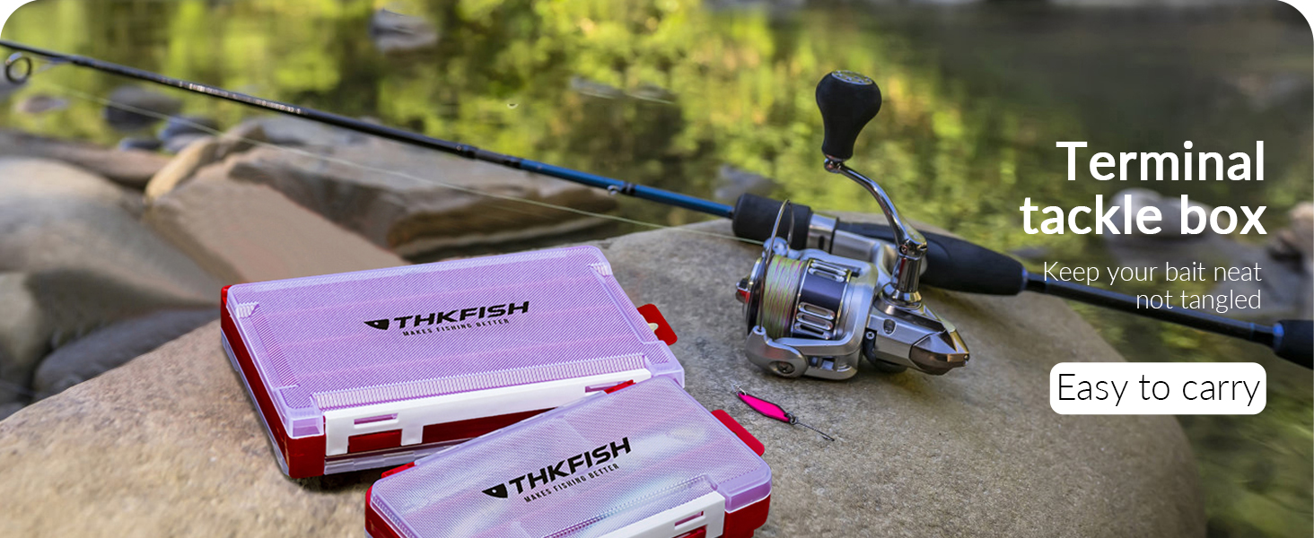 THKFISH Fishing Tackle Box Organizer Small Tackle Box