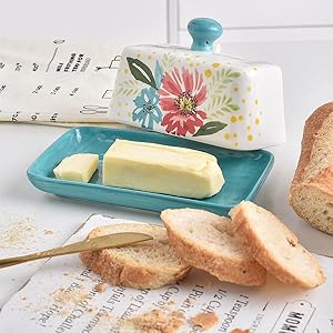 butter dish with lid