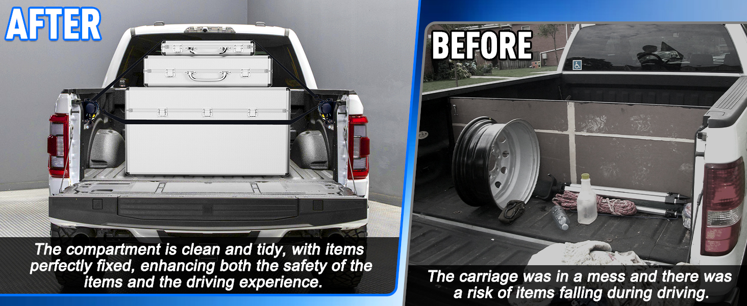 Comparison before and after installation