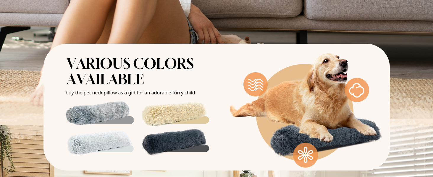 HOMBYS Soft Faux Fur Calming Pet Pillow for Large & Medium Dogs (Dark Grey, 25"x8"x4")  
HOMBYS Machine Washable Dog Pil 8e13c9e9 7394 41ec Bc0f 2a4b06bdc018. CR0,0,1464,600 PT0 SX1464 V1