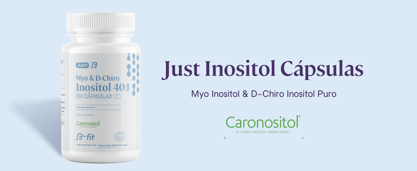 Inositol, Myo y D-Chiro Inositol, Caronositol