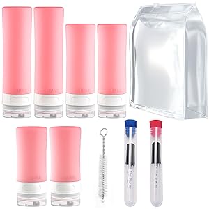 Reiseflaschen zum befüllen silikon travel bottle silikontuben reiseset kosmetik leer