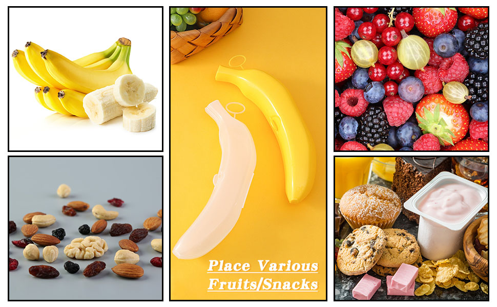 Dotbengc 2 Pack Banana Case, Banana Keeper BPAFree