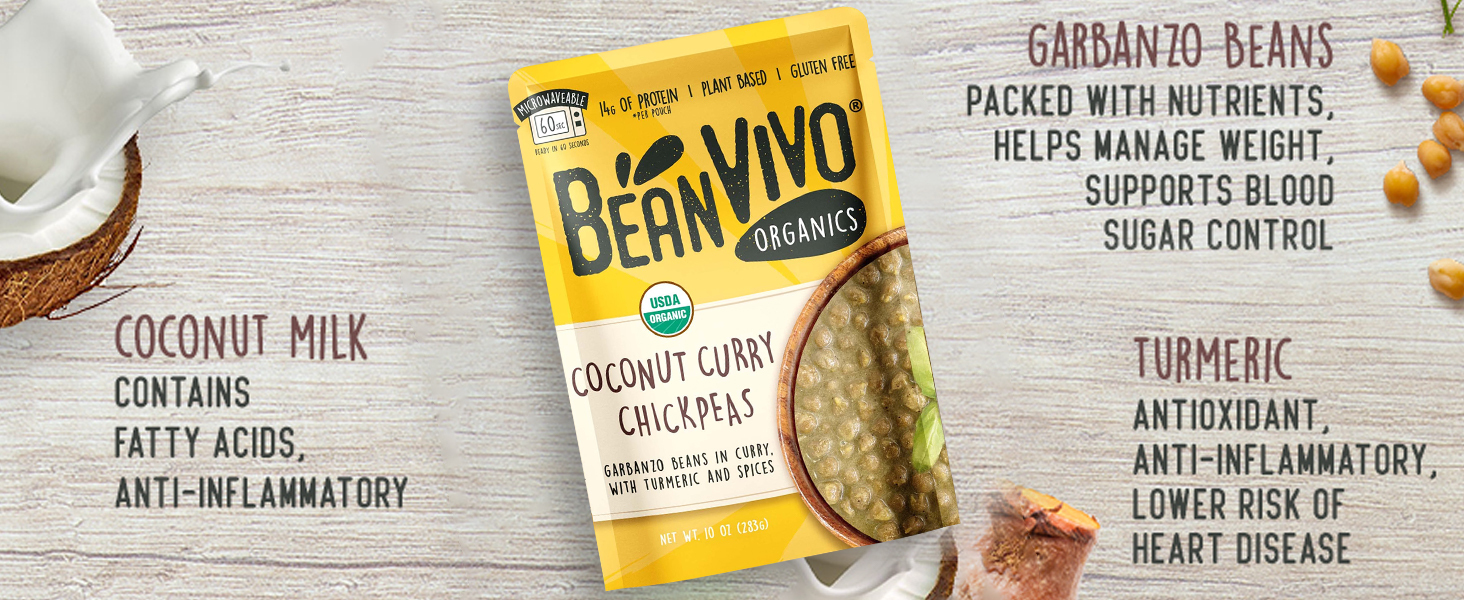 코코넛 카레 병아리콩