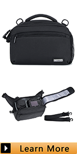 Cwatcun Camera Waist Bag,Tactical Bag, Outdoor Hiking Travel Binocular Photography Bag 