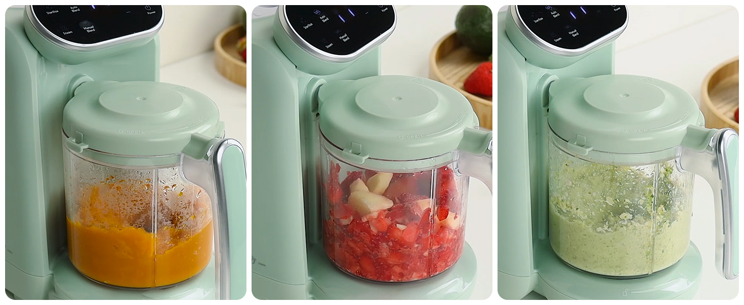 Baby Food Maker, 5 in 1 Baby Food Processor, Smart Control