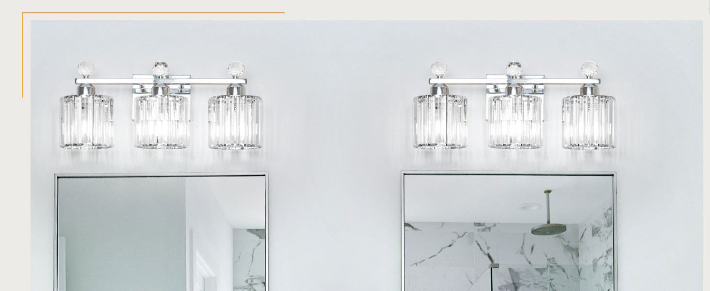 bathroom lighting fixtures over mirror