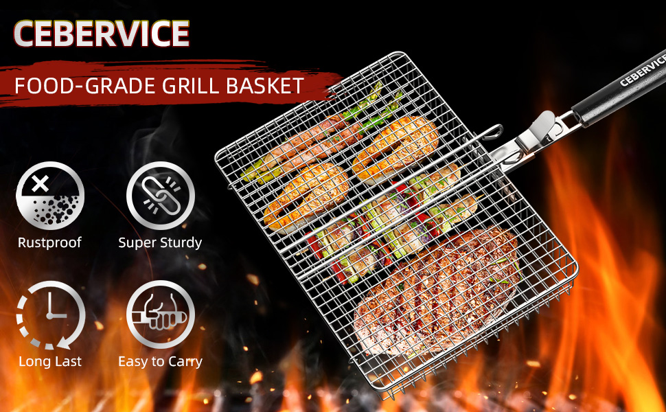 CEBERVICE Grill Basket