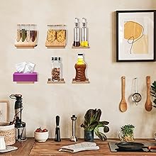 mini square shelf for wall