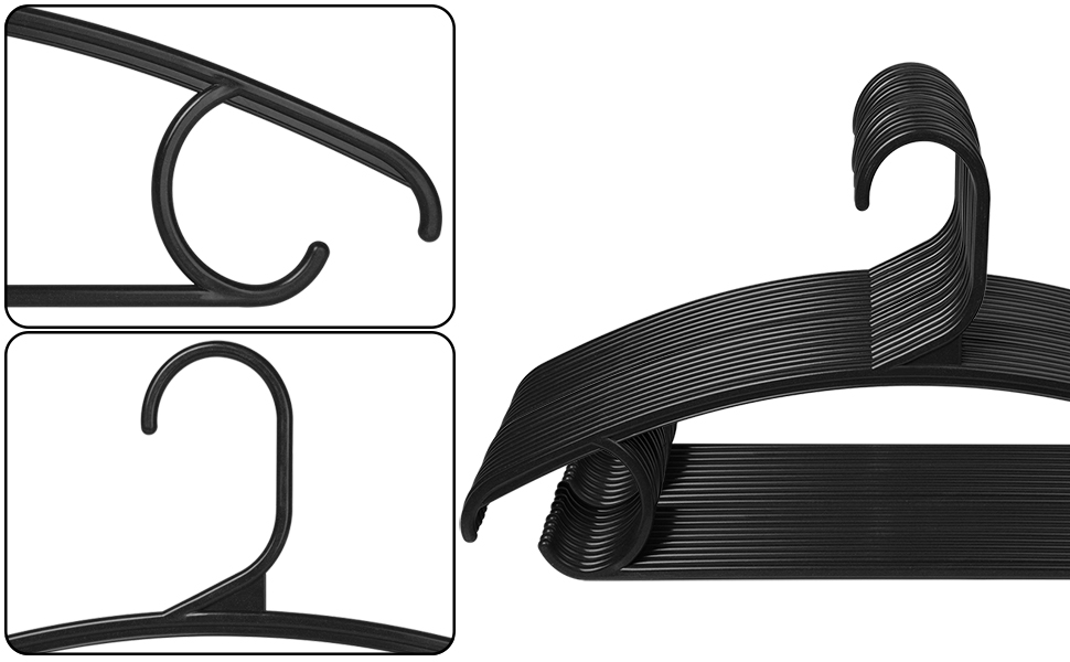 GoodtoU Clothes Hangers 20 Pack Plastic Clothing Hangers