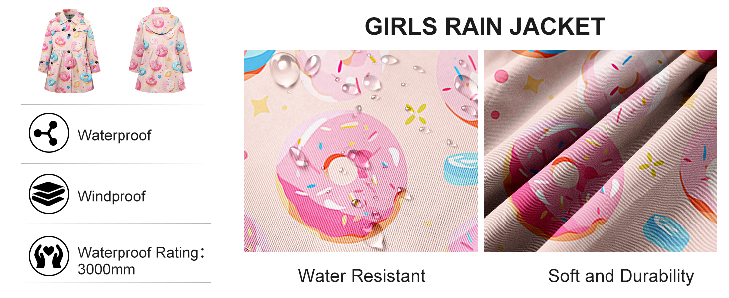 Waterproof, comfy, windproof and lightweight