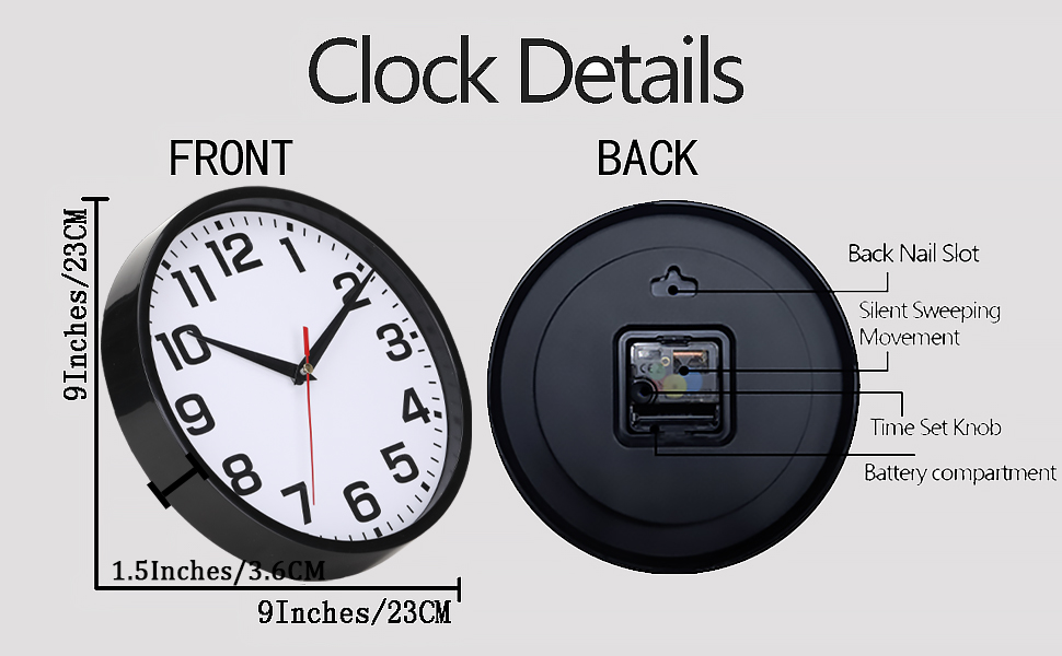 Modern Elegant Wall Clock