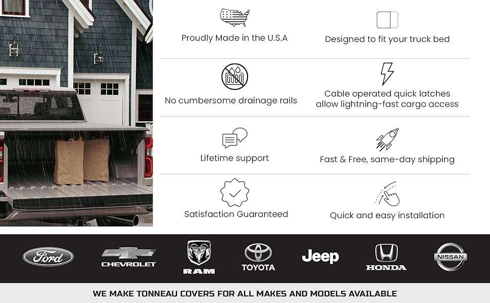 Worksport SC3 Pro Soft Folding Truck Bed Tonneau Cover