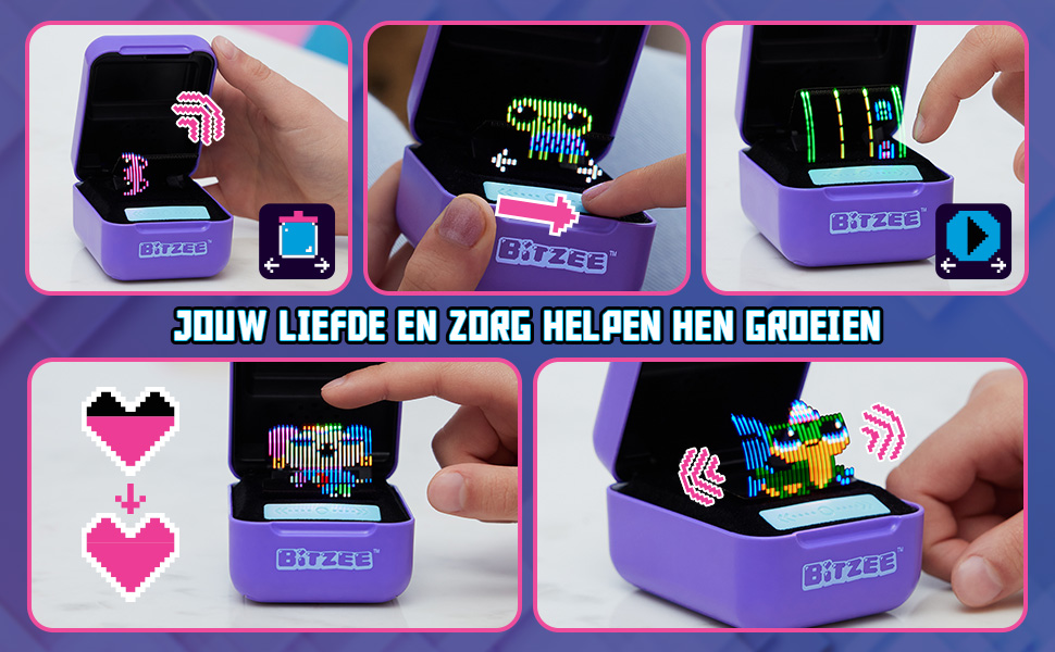 Bitzee het interactieve digitale huisdier 15 virtuele diertjes in een doosje die reageren op