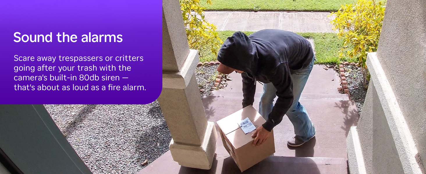 Roku Outdoor Camera 2024 Home Security IP65 Weather