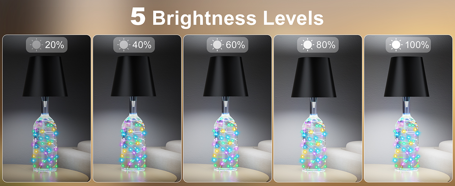bottle lamp shade