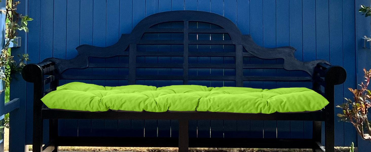 Gardenista Garden 2 Seater Bench Cushion 110x45cm Indoor Water