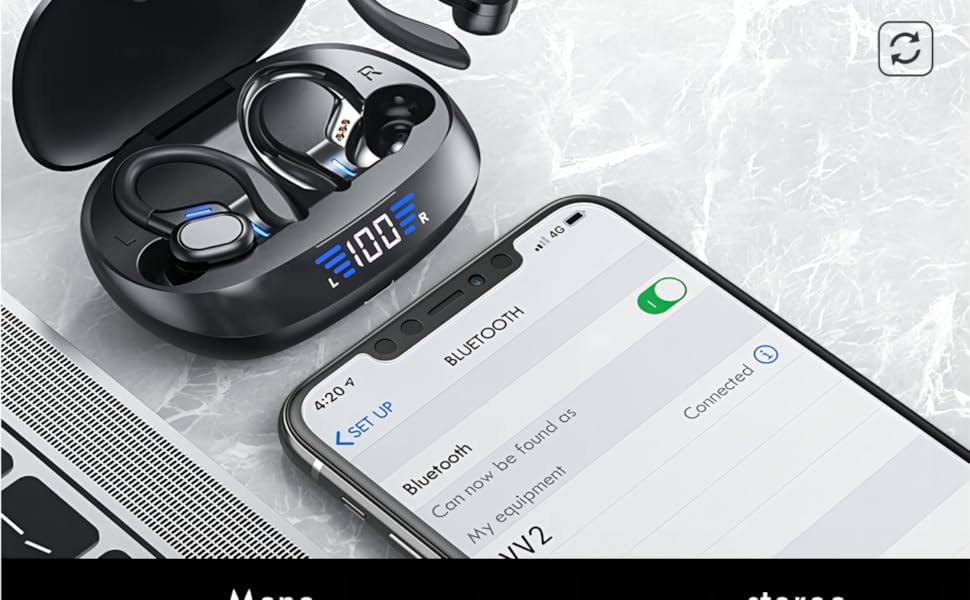 JIMYAO VV2 Wireless Bluetooth Gaming Earbuds Waterproof