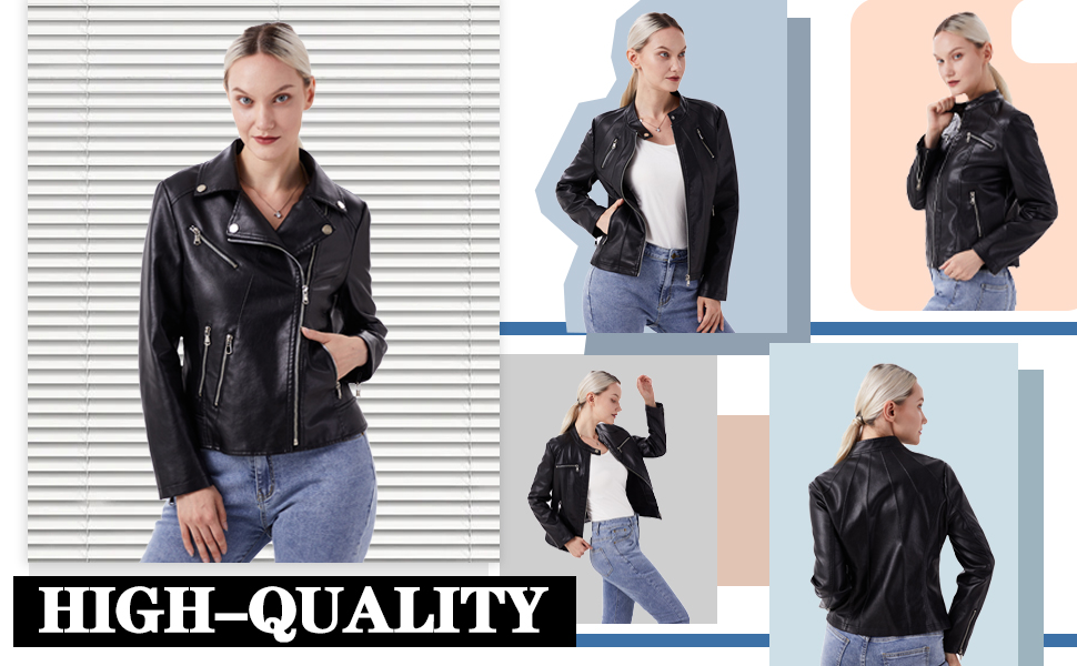 faux leather jackets