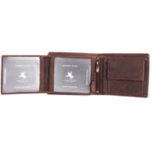 SPN-BFC LONDON ALLEY Sparta Vintage Brown RFID Blocking Men's Leather Wallet