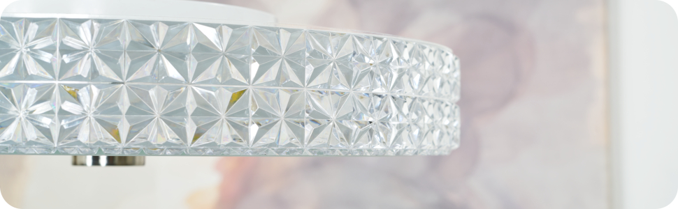 kira home maxine flush mount ceiling light crystal led shine unique high end fancy original design