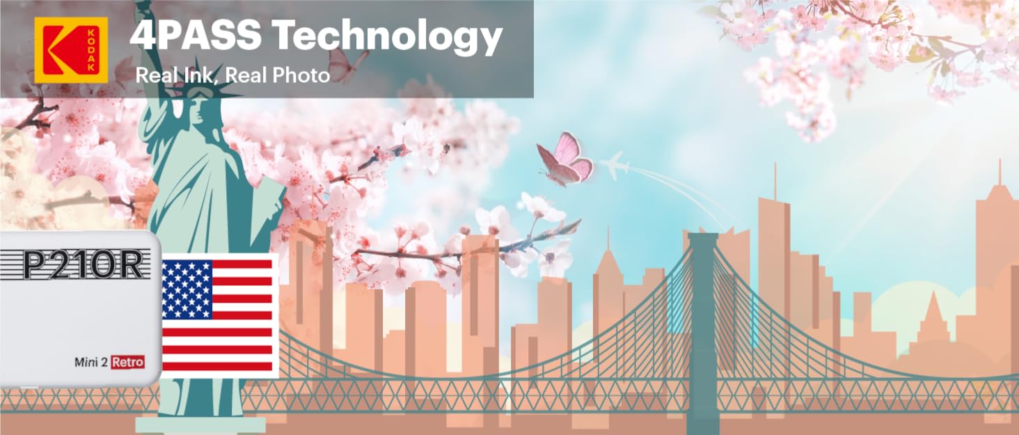 kodak mini shot retro photo printer polaroid instant camera for iphone and android instax mini