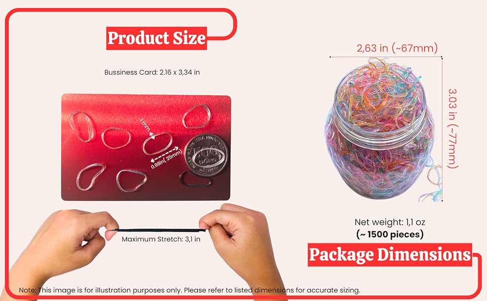 tiny hair ties
