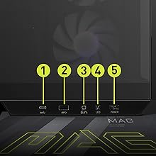 MAG PANO M100R PZ ブラック MSI MAG PANO M100R PZ PCケース（ブラック） | MSI｜エムエス